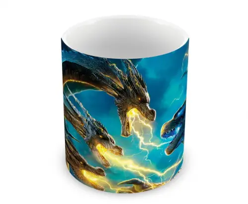 Caneca Polímero Godzilla Personalizada