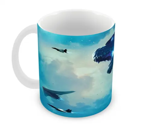 Caneca Polímero Godzilla Personalizada