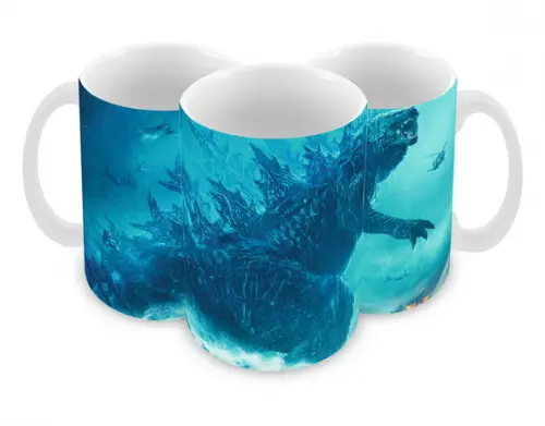 Caneca Polímero Godzilla Personalizada
