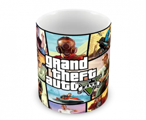 Caneca Polímero Gta V Personalizada