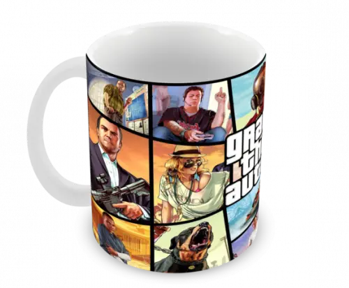 Caneca Polímero Gta V Personalizada