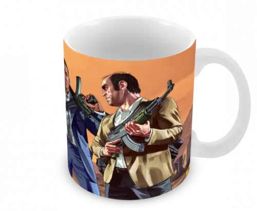 Caneca Polímero Gta V Personalizada