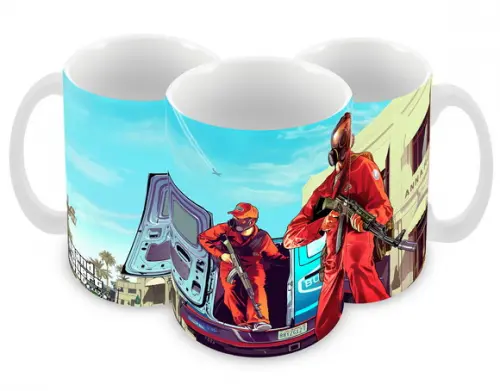 Caneca Polímero Gta V Personalizada