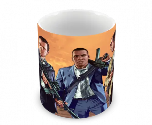 Caneca Polímero Gta V Personalizada