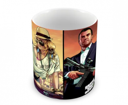 Caneca Polímero Gta V Personalizada