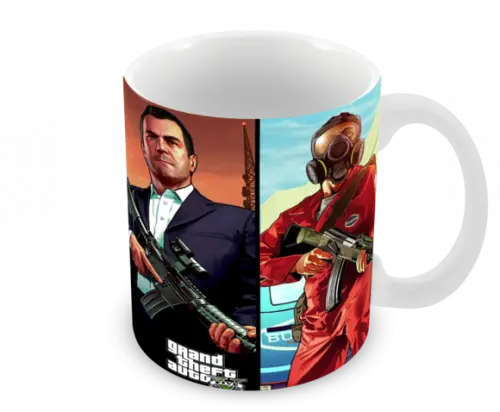Caneca Polímero Gta V Personalizada