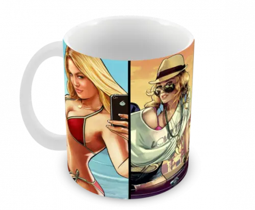 Caneca Polímero Gta V Personalizada