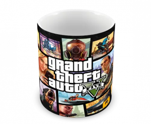 Caneca Polímero Gta V Personalizada