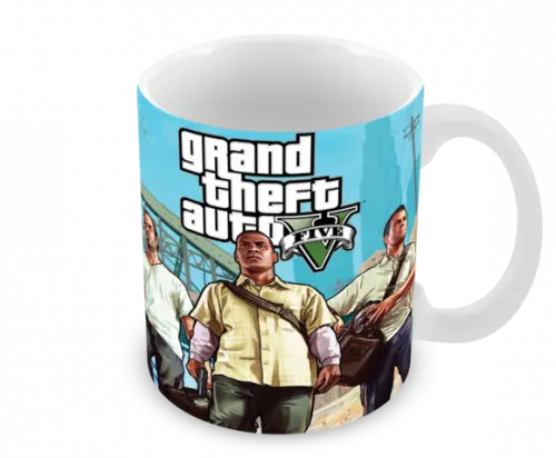 Caneca Polímero Gta V Personalizada