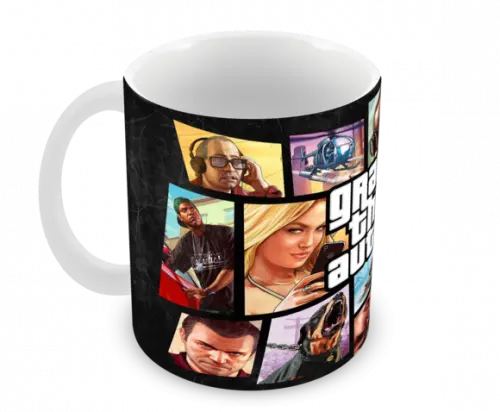 Caneca Polímero Gta V Personalizada