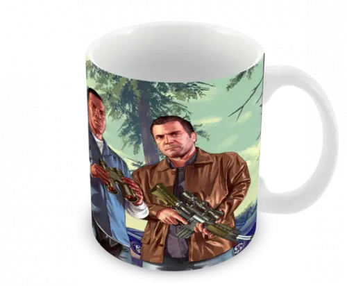 Caneca Polímero Gta V Personalizada