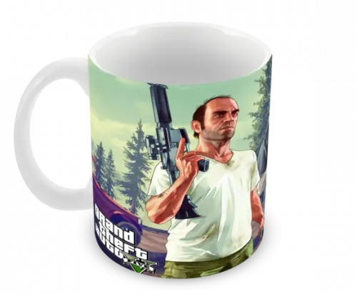 Caneca Polímero Gta V Personalizada