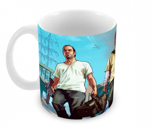 Caneca Polímero Gta V Personalizada