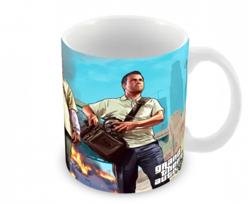 Caneca Polímero Gta V Personalizada