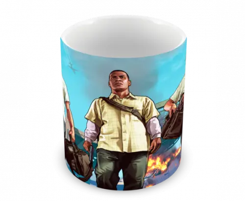 Caneca Polímero Gta V Personalizada