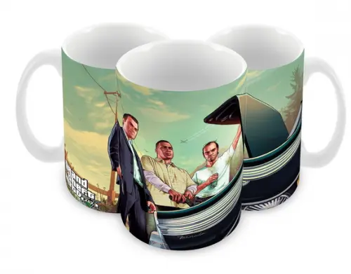 Caneca Polímero Gta V Personalizada