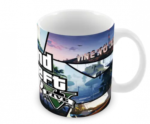 Caneca Polímero Gta V Personalizada
