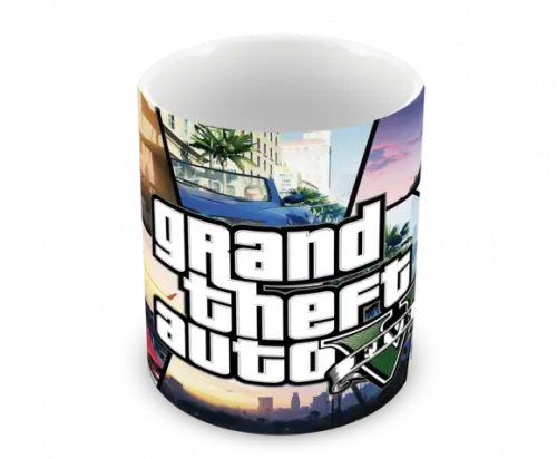 Caneca Polímero Gta V Personalizada