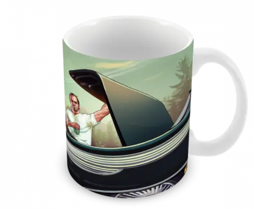 Caneca Polímero Gta V Personalizada