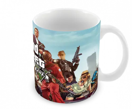 Caneca Polímero Gta V Personalizada