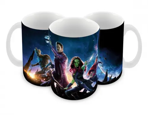 Caneca Polímero Guardiões da Galáxia Personalizada