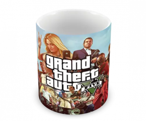 Caneca Polímero Gta V Personalizada