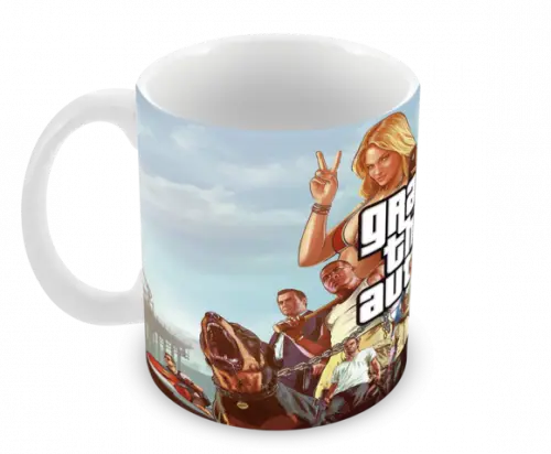 Caneca Polímero Gta V Personalizada