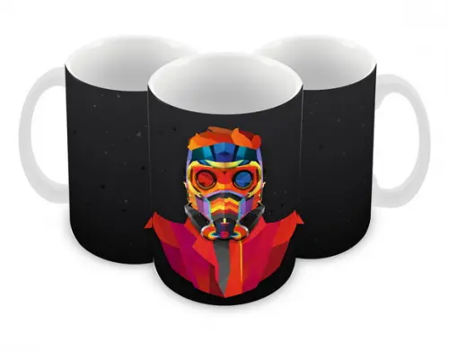 Caneca Polímero Guardiões da Galáxia Personalizada