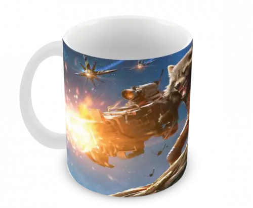Caneca Polímero Guardiões da Galáxia Personalizada