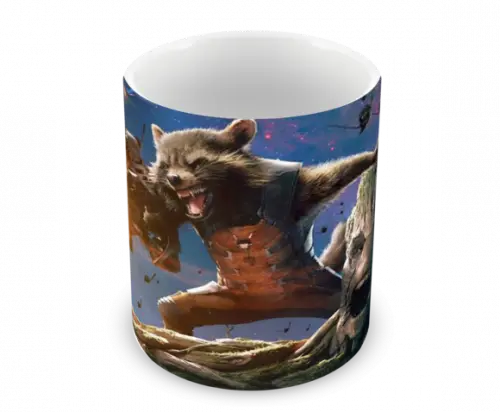 Caneca Polímero Guardiões da Galáxia Personalizada