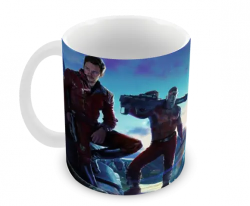 Caneca Polímero Guardiões da Galáxia Personalizada