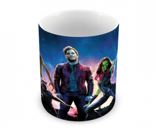 Caneca Polímero Guardiões da Galáxia Personalizada
