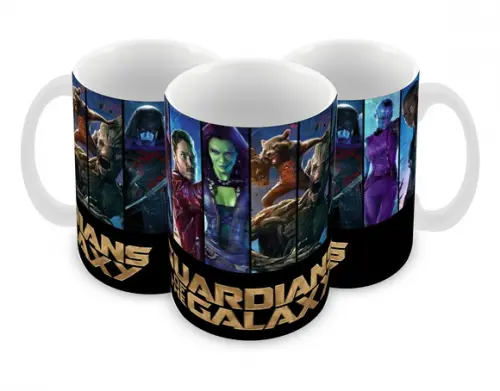 Caneca Polímero Guardiões da Galáxia Personalizada