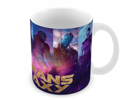 Caneca Polímero Guardiões da Galáxia Personalizada