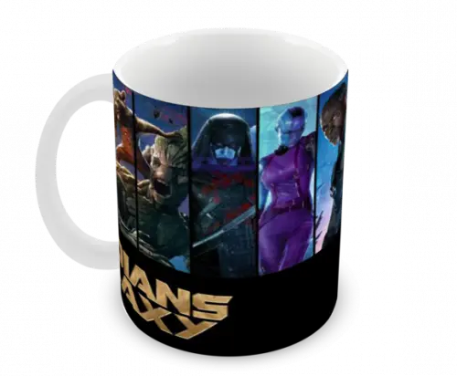 Caneca Polímero Guardiões da Galáxia Personalizada