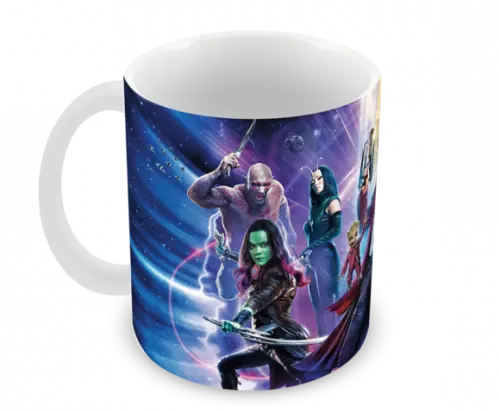 Caneca Polímero Guardiões da Galáxia Personalizada