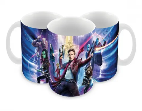 Caneca Polímero Guardiões da Galáxia Personalizada