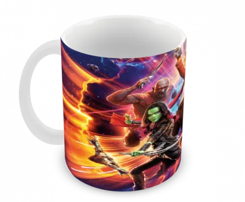 Caneca Polímero Guardiões da Galáxia Personalizada