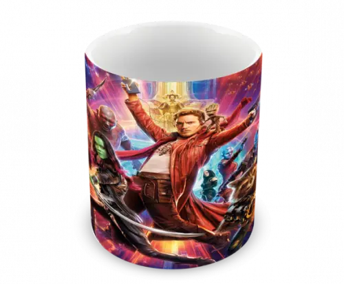 Caneca Polímero Guardiões da Galáxia Personalizada