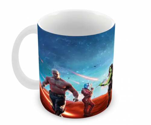 Caneca Polímero Guardiões da Galáxia Personalizada