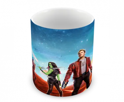 Caneca Polímero Guardiões da Galáxia Personalizada