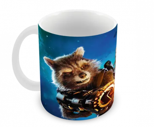 Caneca Polímero Guardiões da Galáxia Personalizada