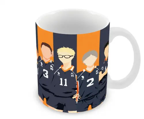 Caneca Polímero Haikyu Personalizada