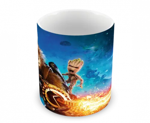 Caneca Polímero Guardiões da Galáxia Personalizada