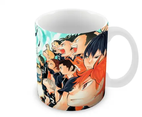 Caneca Polímero Haikyu Personalizada