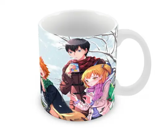 Caneca Polímero Haikyu Personalizada