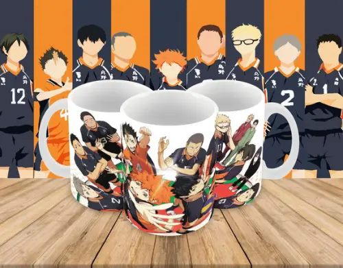 Caneca Polímero Haikyu Personalizada