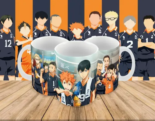 Caneca Polímero Haikyu Personalizada