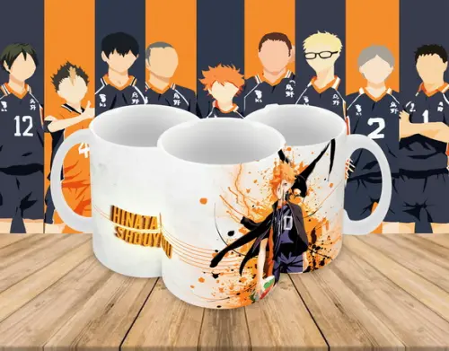 Caneca Polímero Haikyu Personalizada