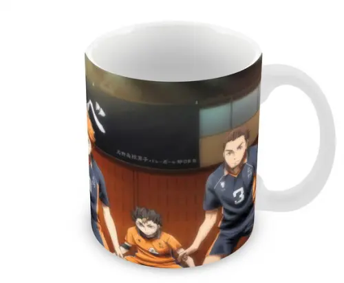 Caneca Polímero Haikyu Personalizada